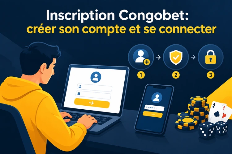 Inscription Congobet : créer son compte et se connecter