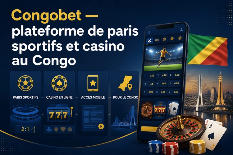 Congobet - plateforme de paris sportifs et casino au Congo
