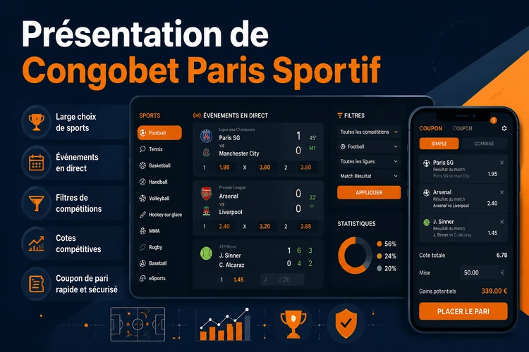 Présentation de Congobet Paris Sportif