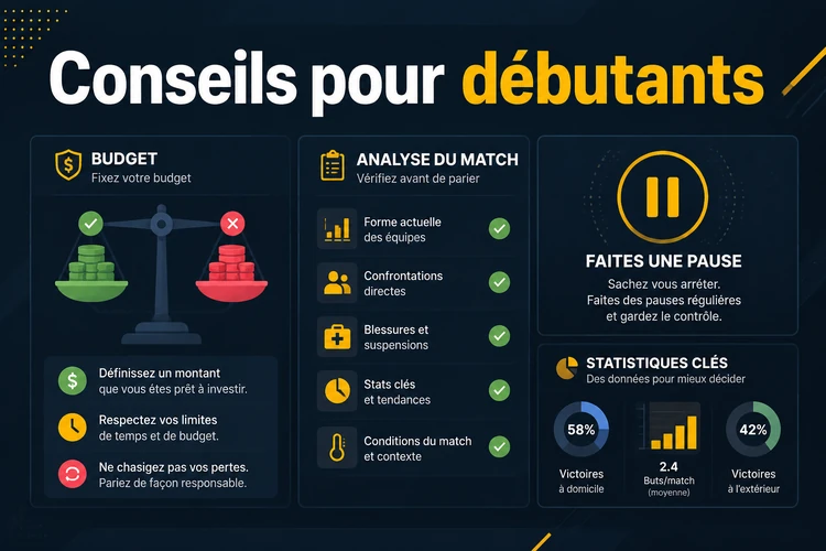 Conseils pour débutants